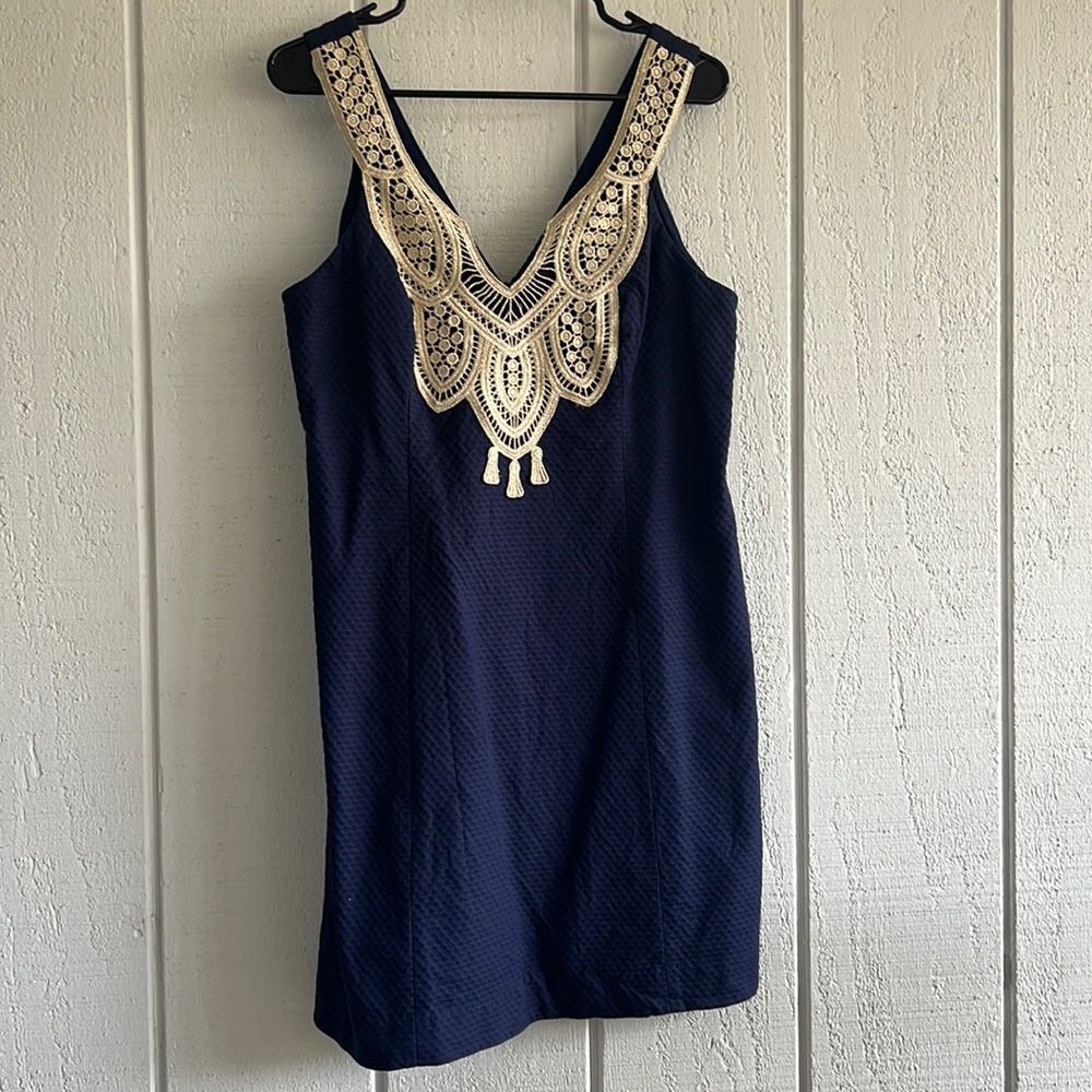 Lilly Pulitzer Largo Shift True Navy 10
